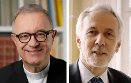 Die beiden Landesbischöfe Dr. h. c. Frank Otfried July (Württemberg, l.) und Professor Dr. Jochen Cornelius-Bundschuh.