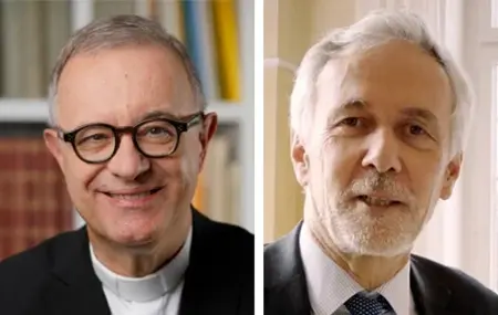 Die beiden Landesbischöfe Dr. h. c. Frank Otfried July (Württemberg, l.) und Professor Dr. Jochen Cornelius-Bundschuh.