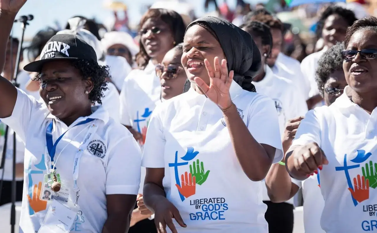 Beim Reformationsfest wurde auch getanzt und gesungen.