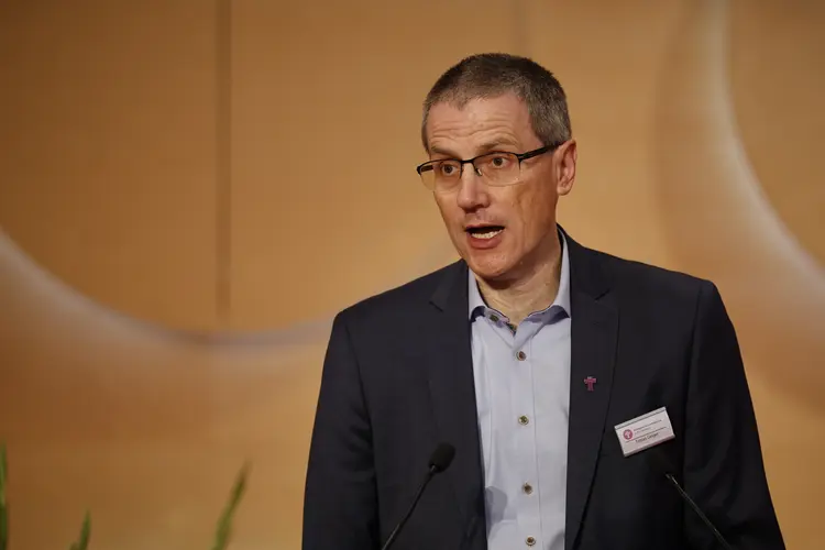 Sommertagung der württembergischen evangelischen Landessynode im Hospitalhof.