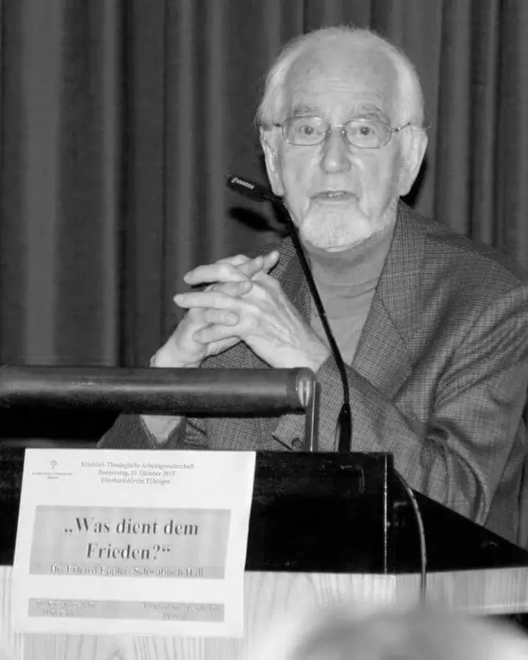 Erhard Eppler ist am Samstag, 19. Oktober, in Schwäbisch Hall gestorben.