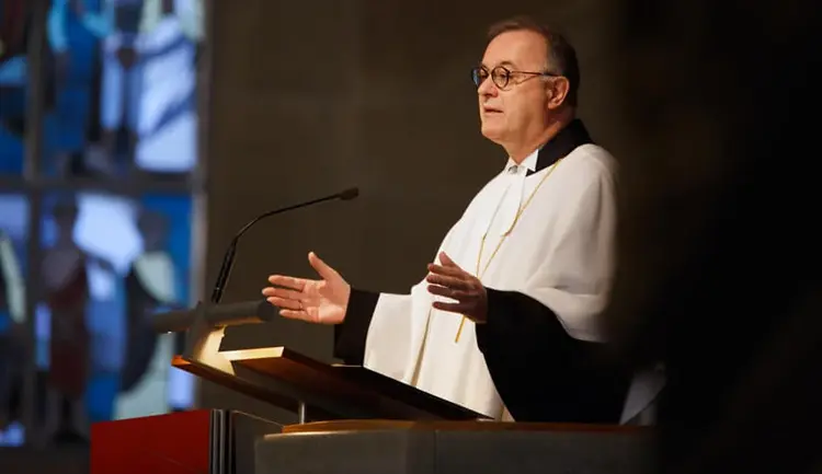 Zur Konstituierenden Sitzung der 15. Württembergischen Evangelischen Landessynode Anfang 2014 predigte Landesbischof July in der Stiftskirche in Stuttgart.