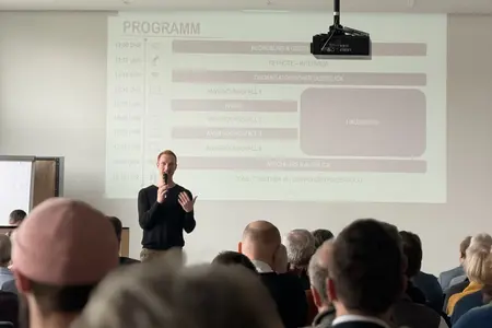Dr. Nico Friederich beim 13. Forum Digitalisierung der Evangelischen Landeskirche.
