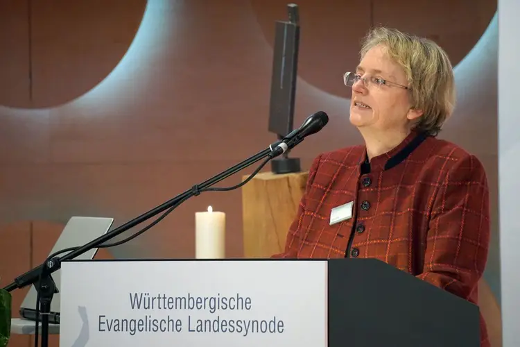 Anita Gröh, Vorsitzende des Ausschusses für die Verteilung der Mittel des Ausgleichsstocks.