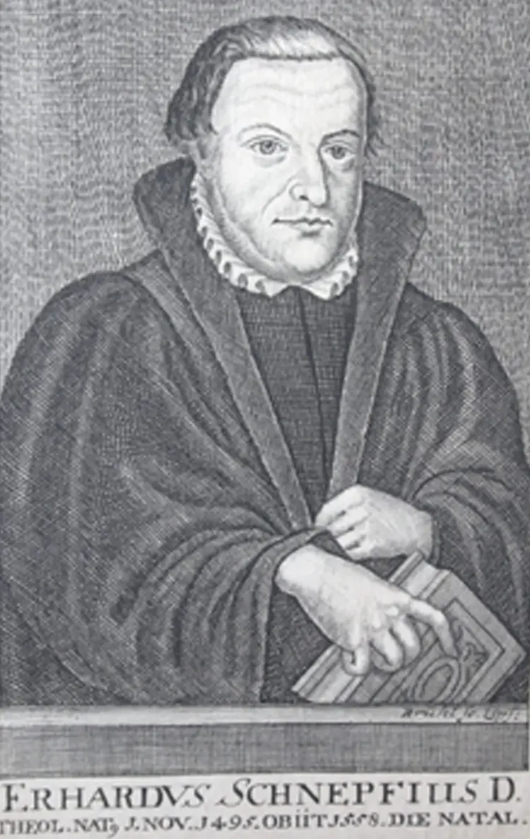 Erhard Schnepf setzte sich für ein gemäßigtes Luthertum ein, das die württembergischen Landeskirche noch heut prägt.