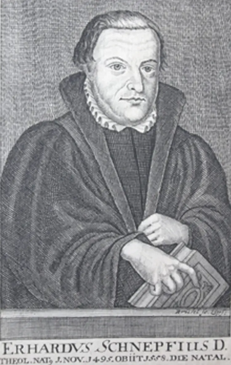 Erhard Schnepf setzte sich für ein gemäßigtes Luthertum ein, das die württembergischen Landeskirche noch heut prägt.