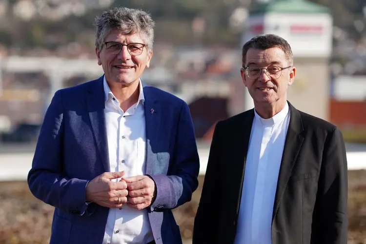 Landesbischof Ernst-Wilhelm Gohl und Bischof Dr. Klaus Krämer