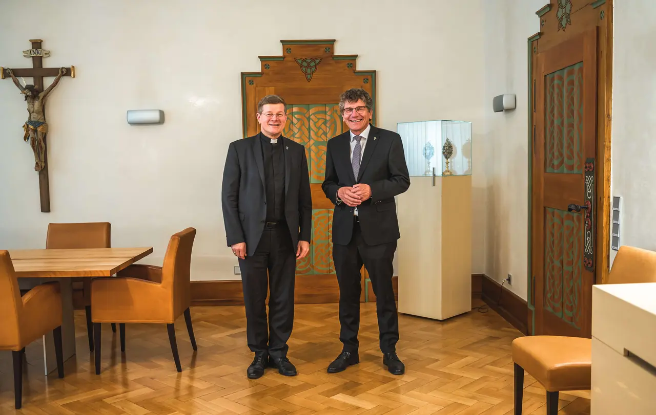 Landesbischof Ernst-Wilhelm Gohl ist zu einem Antrittsbesuch bei Erzbischof Stephan Burger nach Freiburg gereist.