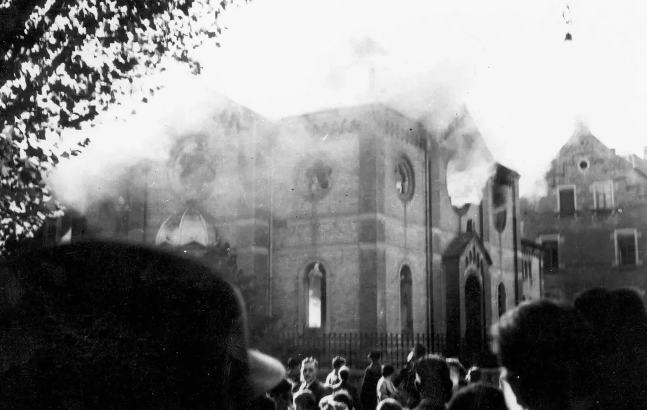 Die Synagoge in Ludwigsburg wurde in der Nacht vom 9. auf den 10. November 1938 zerstört.