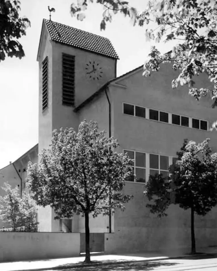 Die Brenzkirche nach der Aufstockung 1939