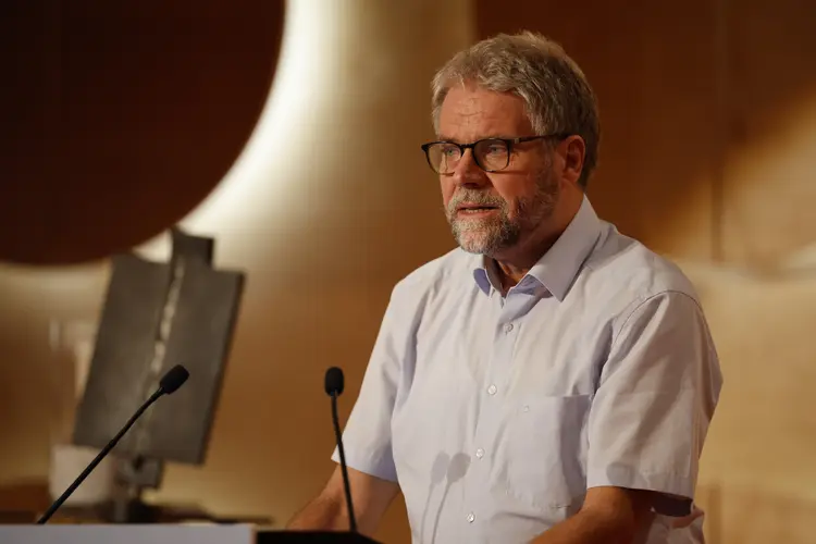 Sommertagung der württembergischen evangelischen Landessynode im Hospitalhof.