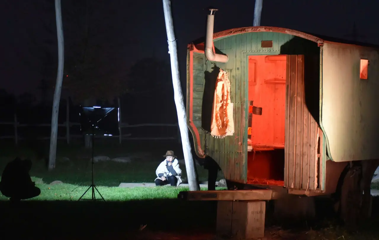 In Remseck wurde das Krippenspiel dieses Jahr vorab und draußen in der Natur aufgenommen.