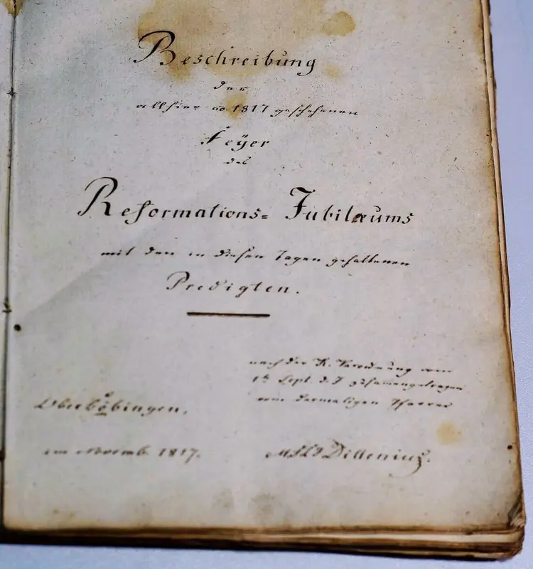 Die Originalschrift von Dillenius