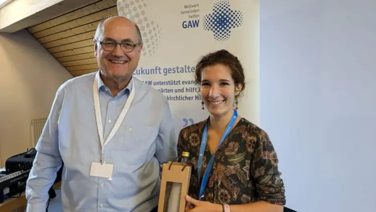 GAW Präsident Dr. Martin Dutzmann und Anne Horn