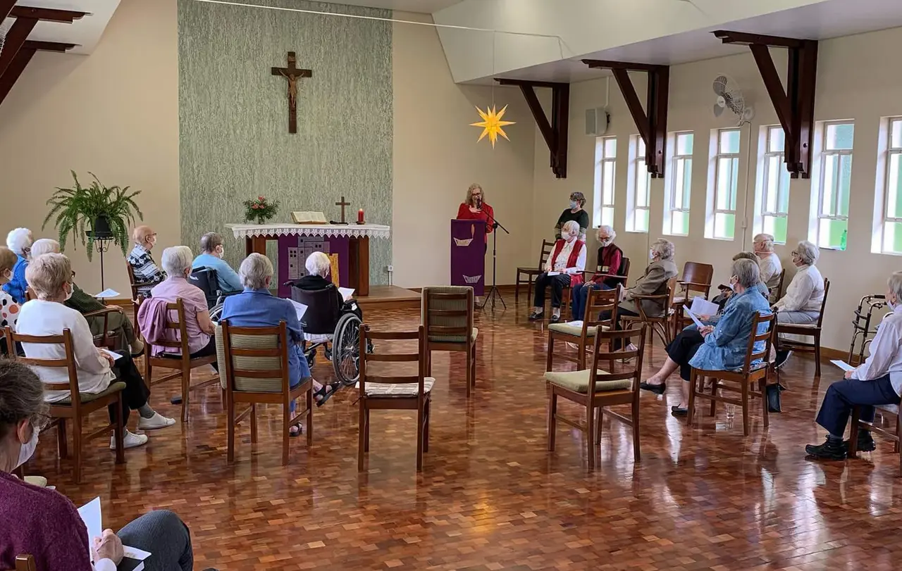 Das Diakonissen-Mutterhaus in Sao Leopoldo (Brasilien), in dem heute noch einige Schwestern im aktiven Dienst leben und ein Pflegeheim und ein Gästehaus betreiben, ist renovierungsbedürftig.