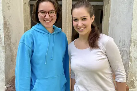 Laura Gelhaar (links) und Mathilde Nesges