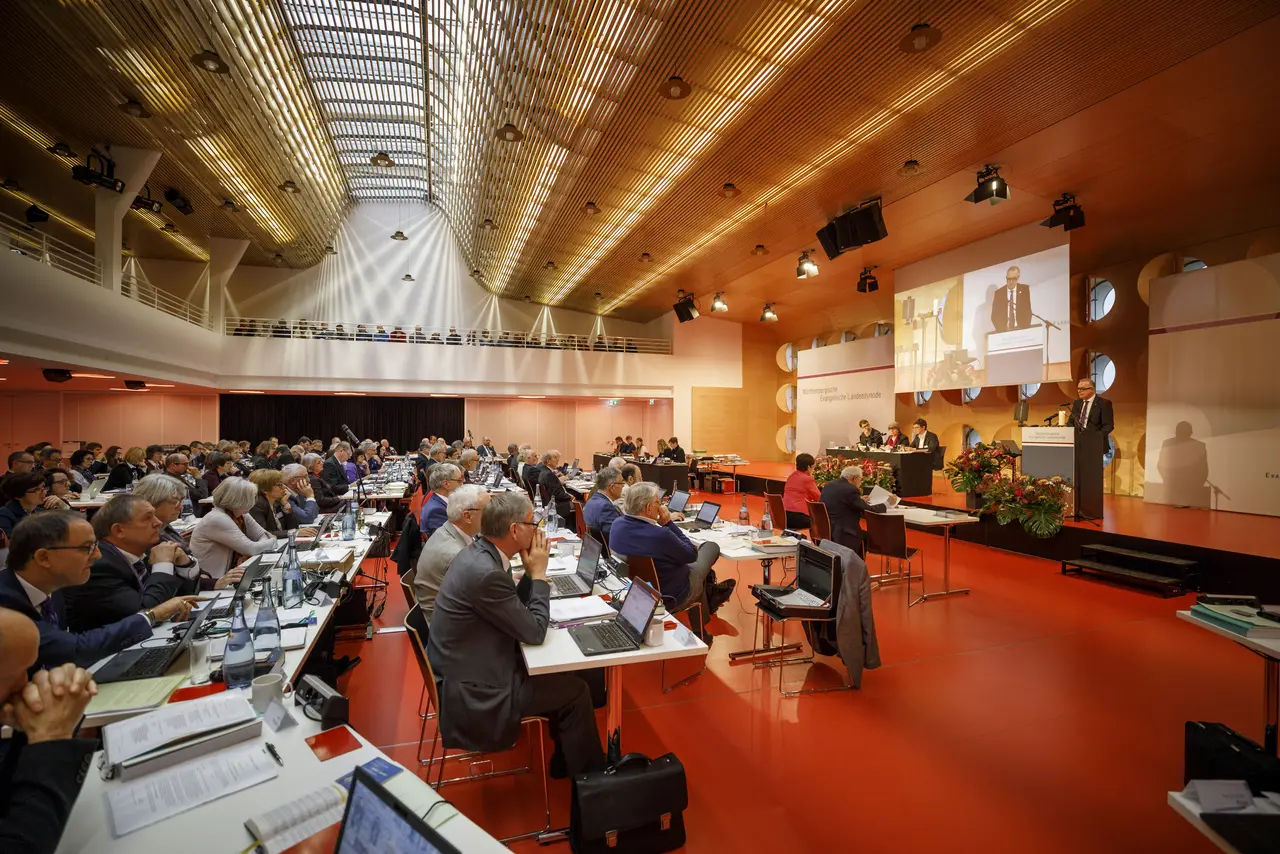 Herbstsynode 2017 Die Herbsttagung der Württembergischen Evangelischen Landessynode im Stuttgarter Hospitalhof.