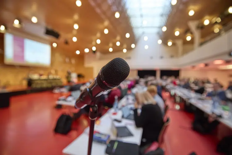 Herbsttagung der Württembergischen evangelischen Landessynode im Hospitalhof.